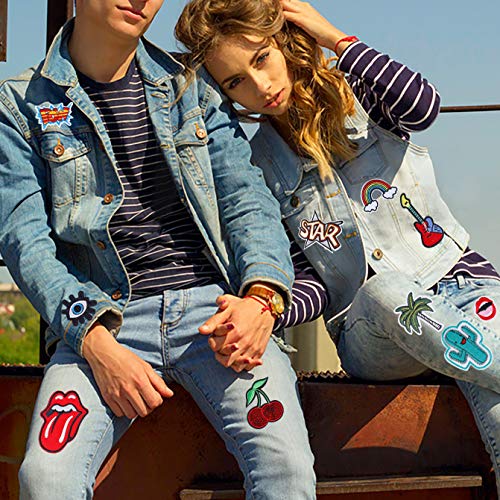 Parche de ropa 32 pcs Decorativos Parches Apliques Termoadhesivos Cute DIY Coser o Planchar para Ropa Camiseta Jeans Sombrero Pantalon Bolsas Parche de ropa 32 pcs Decorativos Parches Apliques Termoadhesivos Cute DIY Coser o Planchar para Ropa Camiseta Jeans Sombrero Pantalon Bolsas