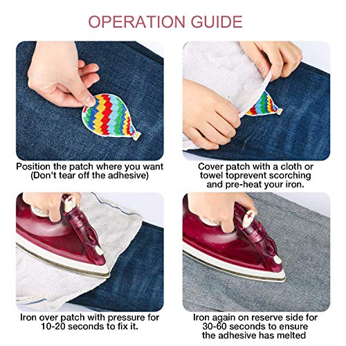 Parche de ropa 32 pcs Decorativos Parches Apliques Termoadhesivos Cute DIY Coser o Planchar para Ropa Camiseta Jeans Sombrero Pantalon Bolsas Parche de ropa 32 pcs Decorativos Parches Apliques Termoadhesivos Cute DIY Coser o Planchar para Ropa Camiseta Jeans Sombrero Pantalon Bolsas