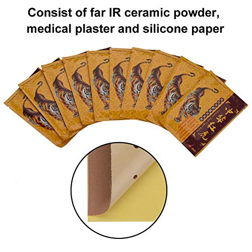 Parches para aliviar el dolor, 80 piezas / 10 paquetes de parches chinos de infrarrojos lejanos, yeso para aliviar el dolor de espalda, dolor de hombro, dolor de articulaciones, dolor muscular Parches para aliviar el dolor, 80 piezas / 10 paquetes de parches chinos de infrarrojos lejanos, yeso para aliviar el dolor de espalda, dolor de hombro, dolor de articulaciones, dolor muscular