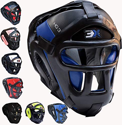 Parrilla Jefe De Guardia para MMA Boxeo Guardia De Cabeza Cuero Maya Hide Yelmo MMA Engranaje Artes Marciales Patada Lucha Cara Casco De Entrenamiento Boxeo Protector De Combate Protección De Karate Parrilla Jefe De Guardia para MMA Boxeo Guardia De Cabeza Cuero Maya Hide Yelmo MMA Engranaje Artes Marciales Patada Lucha Cara Casco De Entrenamiento Boxeo Protector De Combate Protección De Karate
