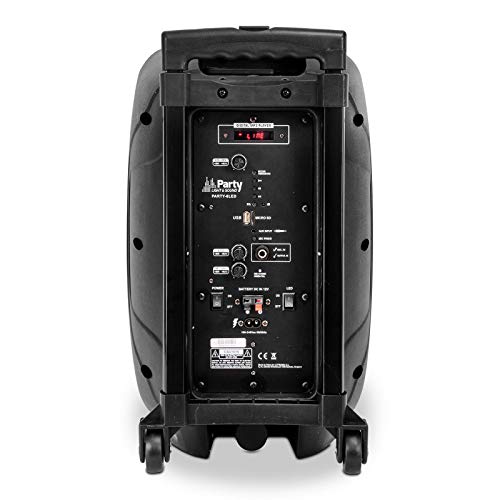 Party 8LED - Altavoz Portatil a Baterias, 8", 150W-RMS, USB/BT/FM/MICRO Party 8LED - Altavoz Portatil a Baterias, 8", 150W-RMS, USB/BT/FM/MICRO