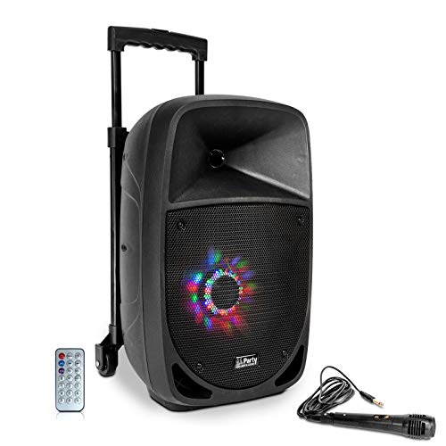 Party 8LED - Altavoz Portatil a Baterias, 8", 150W-RMS, USB/BT/FM/MICRO Party 8LED - Altavoz Portatil a Baterias, 8", 150W-RMS, USB/BT/FM/MICRO
