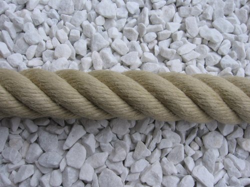 Pasamanos de cuerda/cordón natural de polipropileno de 30 mm de diámetro