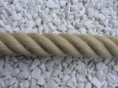Pasamanos de cuerda/cordón natural de polipropileno de 30 mm de diámetro Pasamanos de cuerda/cordón natural de polipropileno de 30 mm de diámetro