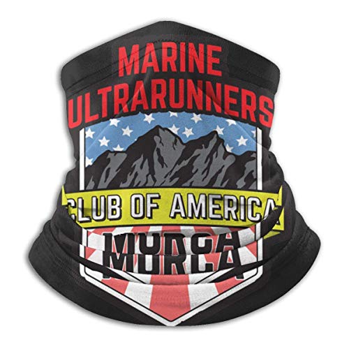 Pasamontañas,Neck Scarf,Bufanda,Calentador Del Cuello,Murca Marine Ultrarunners Club Of America Calentador De Cuello Suave Pasamontañas Capucha Para Motocicleta Ciclismo Correr Esquí Snowboard Diade