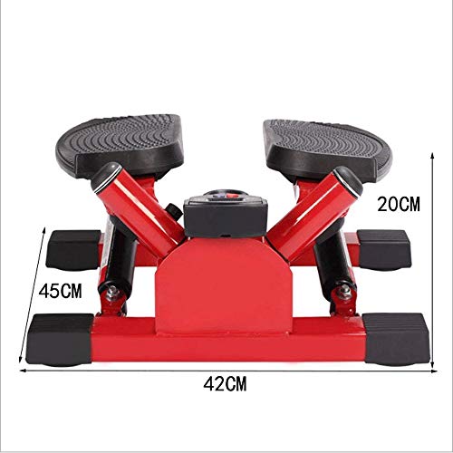 Paso a Paso - Red de Fitness Escalera Paso a Paso, Paso a Paso Mini Fitness Ejercicio Cardio Trainer, Ajustable Altura de la máquina Paso a Paso con torcer Acción Paso a Paso - Red de Fitness Escalera Paso a Paso, Paso a Paso Mini Fitness Ejercicio Cardio Trainer, Ajustable Altura de la máquina Paso a Paso con torcer Acción