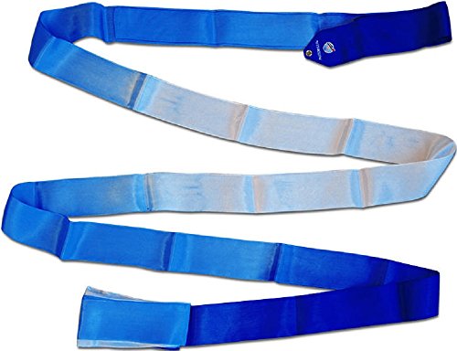 Pastorelli Cinta de gimnasia rítmica sombreada, 6 m, color azul cielo, blanco Pastorelli Cinta de gimnasia rítmica sombreada, 6 m, color azul cielo, blanco