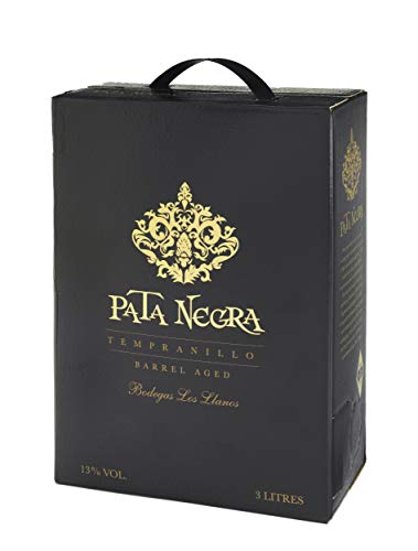 Pata Negra Tempranillo Premium - Vino Tinto D.O. Valdepeñas - Bag in Box de 3 Litros