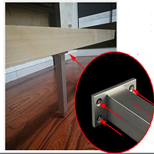 Patas de los muebles del gabinete pie de apoyo Gabinete Mueble de baño Pies patas de la mesa ajustable de la cama de la viga de refuerzo de cama pata de apoyo Pies, (de una pieza),35cm