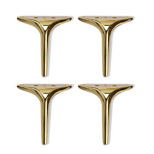 Patas triangulares para muebles x4, patas de soporte para muebles, material de acero, adecuado para sofá, patas de gabinete, fuerte capacidad de carga, enviar tornillos de instalación/dorado Patas triangulares para muebles x4, patas de soporte para muebles, material de acero, adecuado para sofá, patas de gabinete, fuerte capacidad de carga, enviar tornillos de instalación/dorado