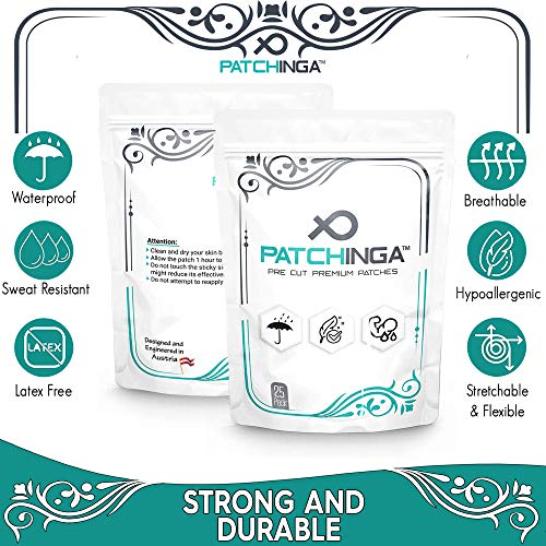 PATCHINGA Parche Adhesivo Freestyle Libre, Glucómetro, Cinta, Parches Para Sensor Autoadhesivo I Impermeable - Hipoalergénico - Transpirable I 25 Piezas (beige)