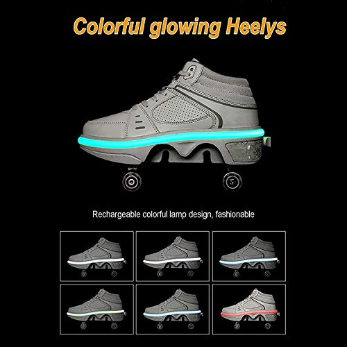 Patín En Línea, Zapatos Multiusos 2 En 1, Botas De Patín De Cuatro Ruedas Ajustables, Zapatos Deformación Multifuncionales Patines Cuatro Ruedas Patines Patinaje Al Aire Libre Para Adultos,White-38 Patín En Línea, Zapatos Multiusos 2 En 1, Botas De Patín De Cuatro Ruedas Ajustables, Zapatos Deformación Multifuncionales Patines Cuatro Ruedas Patines Patinaje Al Aire Libre Para Adultos,White-38