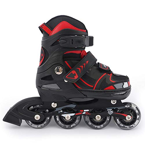 Patines en Línea Ajustables Niños Adultos Hombres y Mujeres Alta Elasticidad y Resistentes Al Desgaste Patines Deportivos Con Absorción de Impactos y Transpirables Roller Blades Pu-Rojo_L (38-41) Patines en Línea Ajustables Niños Adultos Hombres y Mujeres Alta Elasticidad y Resistentes Al Desgaste Patines Deportivos Con Absorción de Impactos y Transpirables Roller Blades Pu-Rojo_L (38-41)