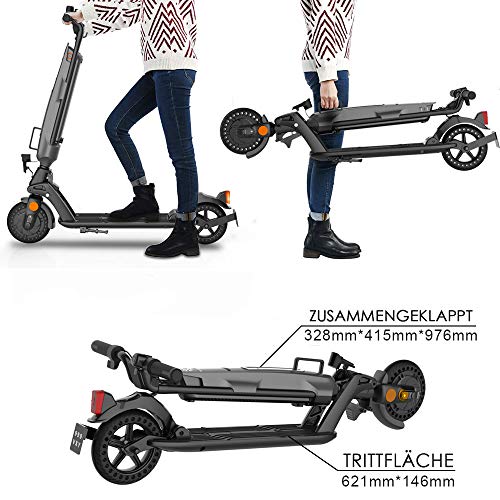 Patinete Eléctrico Adultos Scooter eléctrico plegable Batería desmontable Aumentar el rango 30 km, motor de 350 W y velocidad máxima 20 km / h Scooter eléctrico, puerto USB incorporado Patinete Eléctrico Adultos Scooter eléctrico plegable Batería desmontable Aumentar el rango 30 km, motor de 350 W y velocidad máxima 20 km / h Scooter eléctrico, puerto USB incorporado