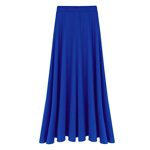 PATNICK Falda De Baile De Ballet De Cintura Elástica Asimétrica para Mujer Gimnasia Nuevo Rendimiento para Adultos Ropa De Baile Lírico Contemporáneo,Blue-XXL PATNICK Falda De Baile De Ballet De Cintura Elástica Asimétrica para Mujer Gimnasia Nuevo Rendimiento para Adultos Ropa De Baile Lírico Contemporáneo,Blue-XXL