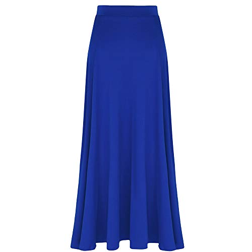 PATNICK Falda De Baile De Ballet De Cintura Elástica Asimétrica para Mujer Gimnasia Nuevo Rendimiento para Adultos Ropa De Baile Lírico Contemporáneo,Blue-XXL PATNICK Falda De Baile De Ballet De Cintura Elástica Asimétrica para Mujer Gimnasia Nuevo Rendimiento para Adultos Ropa De Baile Lírico Contemporáneo,Blue-XXL