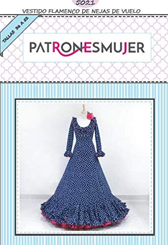 Patrón de costura vestido flamenca mujer de Nejas con vuelo para hacerlo tú misma. Tutorial en vídeo para ayudarte a realizarlo. Talla 36 a la 52. Patrón multitalla en papel.… Patrón de costura vestido flamenca mujer de Nejas con vuelo para hacerlo tú misma. Tutorial en vídeo para ayudarte a realizarlo. Talla 36 a la 52. Patrón multitalla en papel.…