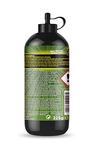 Pattex Crocodile Power Cola para madera, pegamento fuerte para madera para interiores y exteriores*, cola transparente al secar, cola resistente al agua, 1x225g Pattex Crocodile Power Cola para madera, pegamento fuerte para madera para interiores y exteriores*, cola transparente al secar, cola resistente al agua, 1x225g