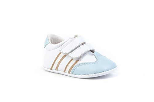 Patucos Deportivos para Bebé Unisex Todo Piel, mod.265. Calzado infantil Made in Spain, Garantia de Calidad. (17, Azul) Patucos Deportivos para Bebé Unisex Todo Piel, mod.265. Calzado infantil Made in Spain, Garantia de Calidad. (17, Azul)