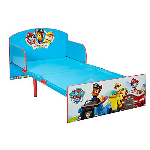 Paw Patrol Cama Infantil, Madera, Azul, 42.50x77.00x143.00 cm