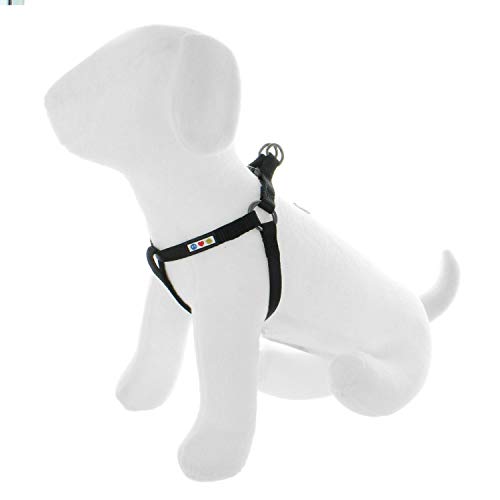 Pawtitas Arnes de Entrenamiento Chaleco Pechera para Perros y Cachorros arnes de adiestramiento Ideal para Caminar Perros Cachorros arnes Pequeño Color Negro