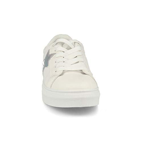 PAYMA - Zapatillas Bambas Deportivas Plataforma Mujer. Tenis Deporte, Casual y Caminar. Cierre Cordones. Interior Acolchado. Acabado Eco Print Floral, Blanco y Estrella. PAYMA - Zapatillas Bambas Deportivas Plataforma Mujer. Tenis Deporte, Casual y Caminar. Cierre Cordones. Interior Acolchado. Acabado Eco Print Floral, Blanco y Estrella.