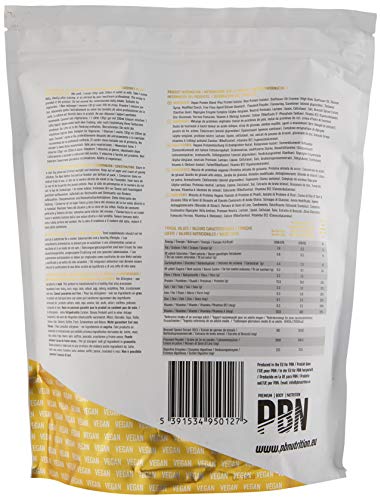 PBN - Paquete de proteínas para veganos, 1 kg (sabor plátano)