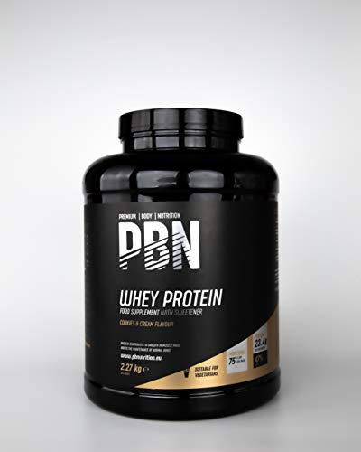PBN - Proteína de suero de leche en polvo, 2,27 kg (sabor galleta y nata) PBN - Proteína de suero de leche en polvo, 2,27 kg (sabor galleta y nata)