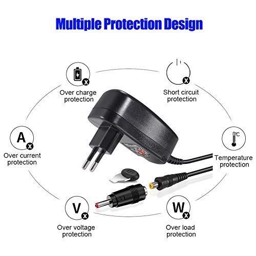 PChero 15 W Universal AC/DC adaptador de conmutación regulado fuente de alimentación con 8 seleccionables adaptador conectores,1500 mA max,5 ft cable de carga-para 3-12 V hogar Electronics Dispositivo PChero 15 W Universal AC/DC adaptador de conmutación regulado fuente de alimentación con 8 seleccionables adaptador conectores,1500 mA max,5 ft cable de carga-para 3-12 V hogar Electronics Dispositivo