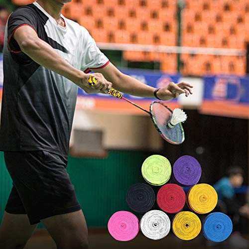 PCLstore Overgrips Pro para Pala Padel, Raqueta Tenis o Badminton - 9 Grips de Camuflaje Absorbentes y Antideslizantes - Empuñaduras de Elite Perforadas