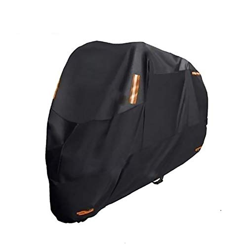 PDHZHJXB Fundas para Motos Cubierta de la Motocicleta Compatible con Cubierta de la Motocicleta Beta EVO 80 Mayores, 6 tamaños Negro 300D Oxford actualizarse Cubierta de la Motocicleta Impermeable