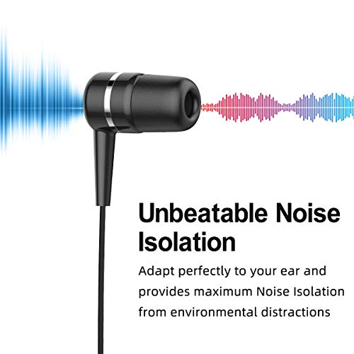 Peakally Almohadillas Auriculares, 8 Pares Reemplazos Almohadilla Espuma Repuesto Esponja Earbuds Auriculares Puntas Oído Tapones Earpads para Auriculares de 4.5-5.5 mm Peakally Almohadillas Auriculares, 8 Pares Reemplazos Almohadilla Espuma Repuesto Esponja Earbuds Auriculares Puntas Oído Tapones Earpads para Auriculares de 4.5-5.5 mm