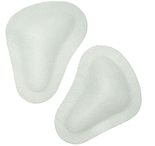 Pedag - Juego de 4 plantillas ortopédicas adhesivas con forma de T (para pies con los dedos abiertos), color blanco, talla 42
