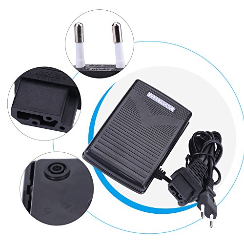 Pedal de Control de Velocidad Controlador de Pedal de Pie para Mquina de Coser 200-240V Enchufe de la UE Pedal de Control de Velocidad Controlador de Pedal de Pie para Mquina de Coser 200-240V Enchufe de la UE