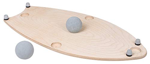 PEDALO Balance Board Triple Tabla de Equilibrio, Naturaleza, 75x36x12