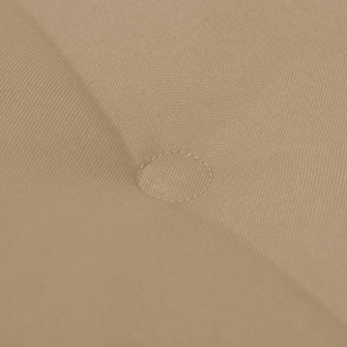 pedkit Cojín para Banco, para Interior y Exterior Cojín de Banco de jardín Loft BK colchoneta Asiento Beige 100x50x3 cm pedkit Cojín para Banco, para Interior y Exterior Cojín de Banco de jardín Loft BK colchoneta Asiento Beige 100x50x3 cm