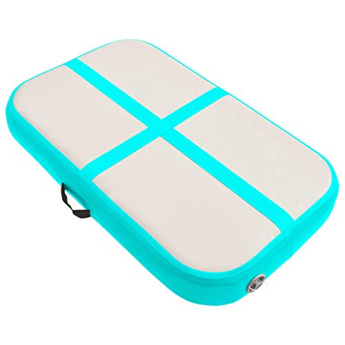 pedkit Colchonetas de Ejercicio Colchonetas de Entrenamiento para Gimnasia Esterilla Inflable de Gimnasia con Bomba PVC Verde 60x100x10 cm pedkit Colchonetas de Ejercicio Colchonetas de Entrenamiento para Gimnasia Esterilla Inflable de Gimnasia con Bomba PVC Verde 60x100x10 cm