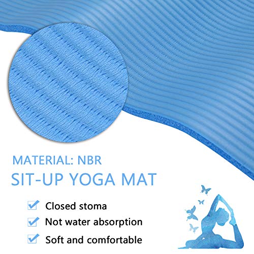 pedkit Esterilla de Yoga Antideslizante, Esterilla de Fitness sin Sustancias Nocivas, Respetuosa con el Medio Ambiente, NBR, Antideslizante, Plegable, Portátil, 8 mm de Grosor, 183 x 61 cm pedkit Esterilla de Yoga Antideslizante, Esterilla de Fitness sin Sustancias Nocivas, Respetuosa con el Medio Ambiente, NBR, Antideslizante, Plegable, Portátil, 8 mm de Grosor, 183 x 61 cm