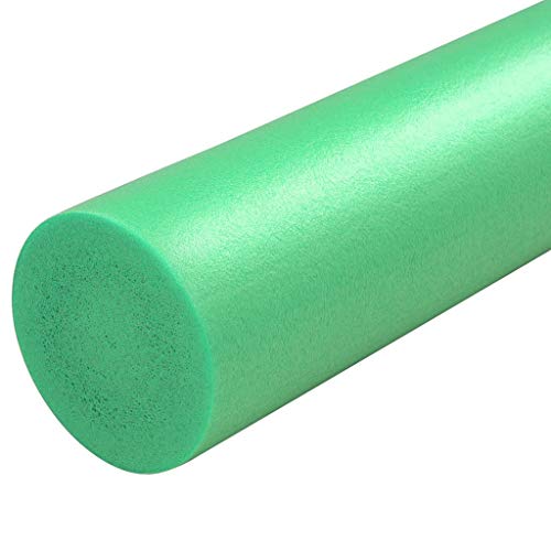 pedkit Rodillo para Pilates, incluyepóster con Ejercicios - El Rodillo de Espuma Multifuncional es Ideal para el fortalecimiento Muscular, Fitness y Masaje de Las fascias Verde 15x90 cm