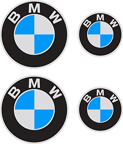 Pegatina Sticker ADESIVO AUFKLEBER Decals AUTOCOLLANTS Compatible Con BMW Reflectante Moto Coche Vinilo 4 Unidades REF1