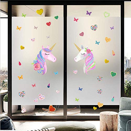 Pegatinas para Niños Unicornio Caballo Pegatinas De Pared Unicornio y Star Pegatinas de Pared Vinilos Decorativos para Habitación Infantiles Niños Dormitorio Salón (Varios)