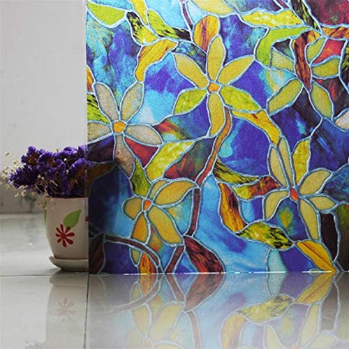 Película de Ventana Duradera de privacidad Manchado Flor Privacy Glass Glass Window Film Aseo Auto-Adhesivo de la Etiqueta engomada Impermeable Aseo Toliet estática aferra la Cubierta Película de Ventana Duradera de privacidad Manchado Flor Privacy Glass Glass Window Film Aseo Auto-Adhesivo de la Etiqueta engomada Impermeable Aseo Toliet estática aferra la Cubierta