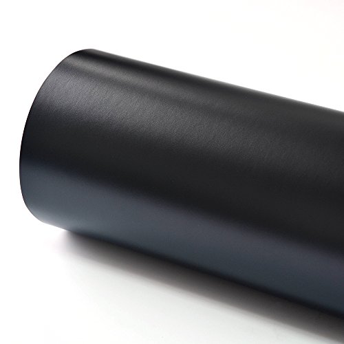 Película de vinilo para vehículo de VINYL FROG, vinilo elástico color negro mate, liberación de aire, adhesivos de PVC de 30,5 x 152,4 cm, bricolaje Película de vinilo para vehículo de VINYL FROG, vinilo elástico color negro mate, liberación de aire, adhesivos de PVC de 30,5 x 152,4 cm, bricolaje