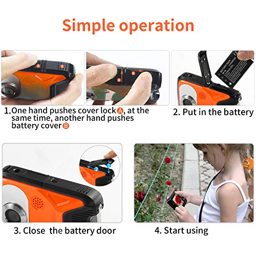 PELLOR Cámara de Fotos para Niños, 2.8" LCD HD Recargable Mini Camara Infantil, Impermeable cámara Digital para niños, PortátilSelfie Videocamera para niña con Tarjeta de 16GB TF PELLOR Cámara de Fotos para Niños, 2.8" LCD HD Recargable Mini Camara Infantil, Impermeable cámara Digital para niños, PortátilSelfie Videocamera para niña con Tarjeta de 16GB TF