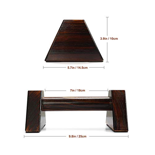 PELLOR Soportes para Flexiones de Madera, Barras de Ejercicio Sólidas Gimnasio Portátil Equipo de Equipo de Entrenamiento Manijas de Madera para Hombres PELLOR Soportes para Flexiones de Madera, Barras de Ejercicio Sólidas Gimnasio Portátil Equipo de Equipo de Entrenamiento Manijas de Madera para Hombres