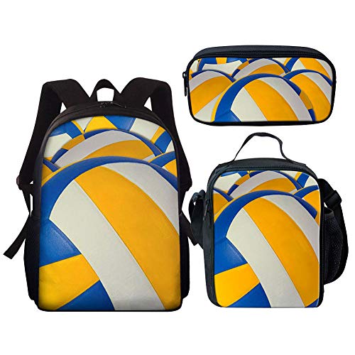 Pelota de Baloncesto Temporada Escolar Bolsa de Escuela Primaria Bolsa de lápiz Bolsa de Almuerzo Conjunto de Tres piezas-10 Pelota de Baloncesto Temporada Escolar Bolsa de Escuela Primaria Bolsa de lápiz Bolsa de Almuerzo Conjunto de Tres piezas-10