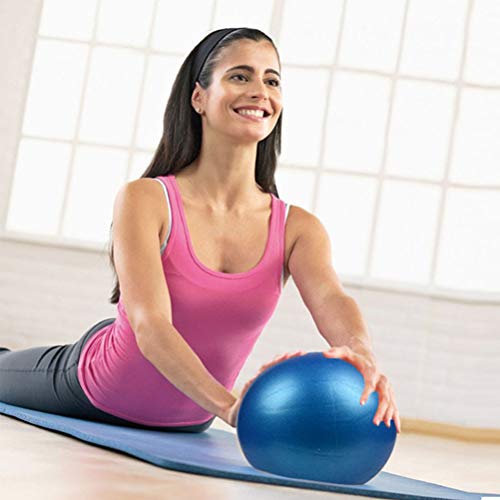 Pelota de Ejercicios, 25 cm Ejercicio Pilates Balance Gimnasia Ejercicio Fitness Ball, Soft Gym Pilates Over Ball Anti Burst Yoga Bola de parto suizo, para Yoga, Pilates, Fitness, Embarazo, Mejora el