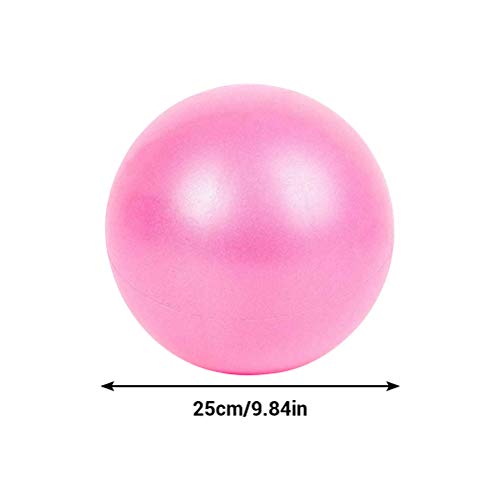 Pelota de Ejercicios, 25 cm Ejercicio Pilates Balance Gimnasia Ejercicio Fitness Ball, Soft Gym Pilates Over Ball Anti Burst Yoga Bola de parto suizo, para Yoga, Pilates, Fitness, Embarazo, Mejora el