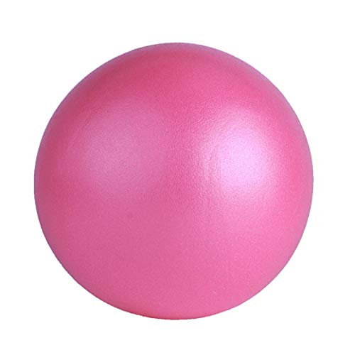 Pelota de Yoga de pequeño tamaño Bolas de Yoga Antideslizantes Profesionales Balance Sport Fitball Proof Ball para Ejercicio en el hogar - Rosa