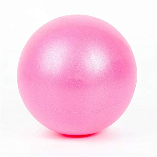 Pelota gimnasia 25cm Ejercicio equilibrio Inicio Adelgazamiento coordinado Personal oficina Pilates Yoga PVC Fitness Entrenamiento entrenamiento co la explosión Terapia circulación sanguínea(Rosa)